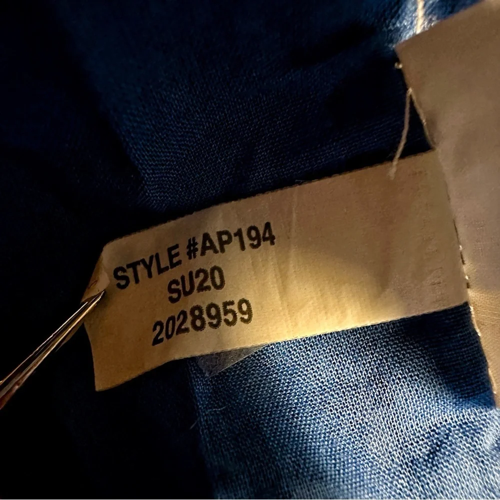 J. Crew ‘Belted Tunic Dress’ in “Night Sky Block Print” for Women Size Medium - Picture 13 of 16